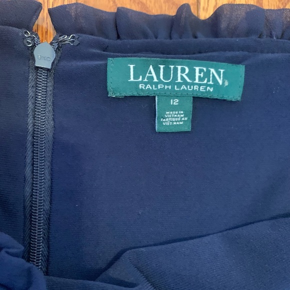 Ralph Lauren Dark blue off shoulders dress! - Picture 10 of 12